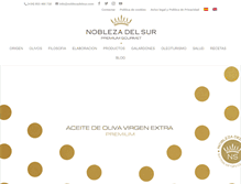 Tablet Screenshot of noblezadelsur.com